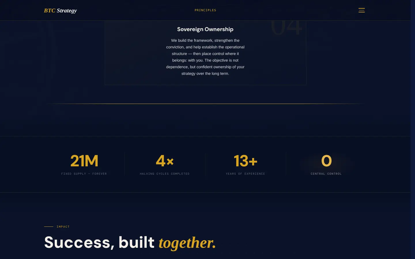 BTC Strategy, screen 6